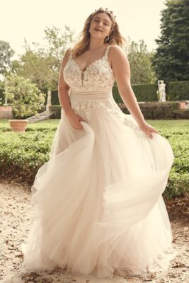 grote maten bruidsjurk